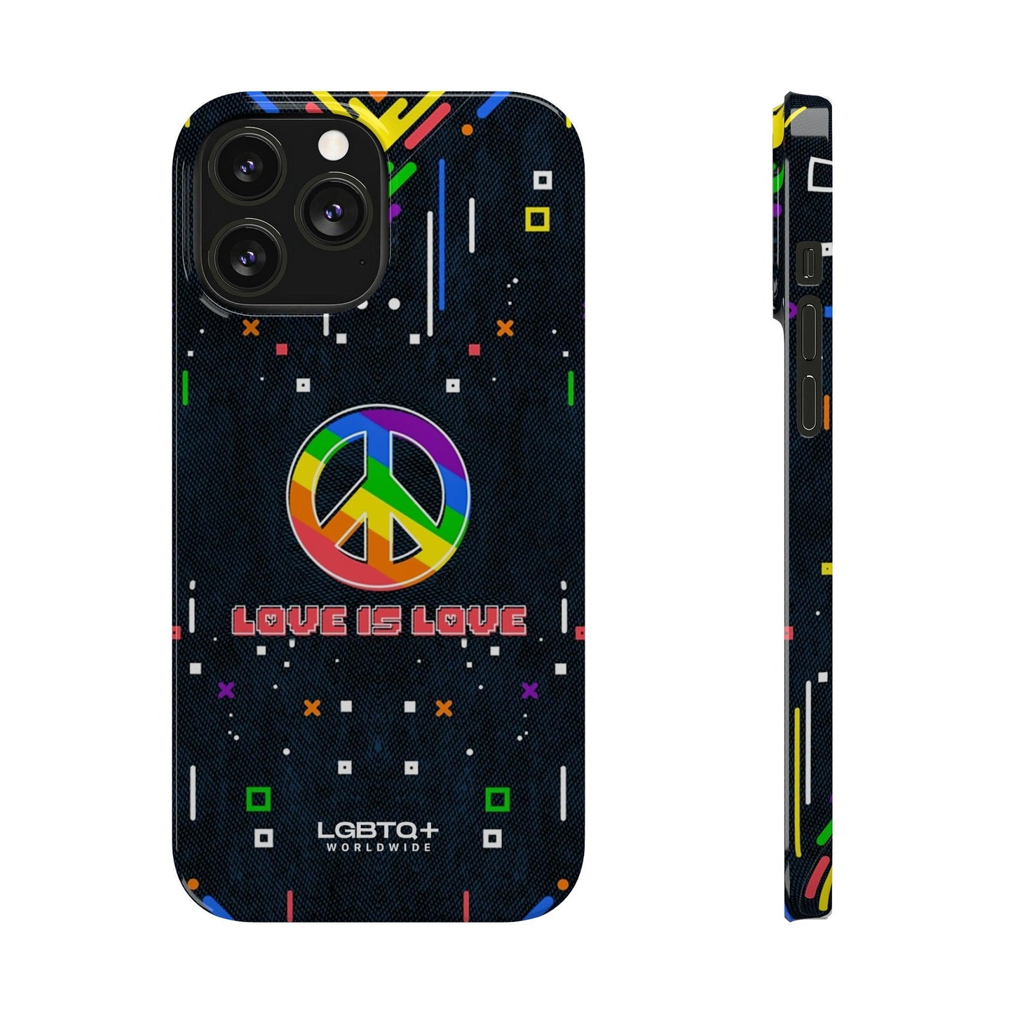 LGBTQWorldwide - ,,PEACE" Handyhülle Accessories, Back-to-School, card, Glossy, iPhone, iPhone Cases, Phone accessory, Phone Cases, Samsung Cases, Slim lgbtq Bekleidung Accessoires unisex Zubehör