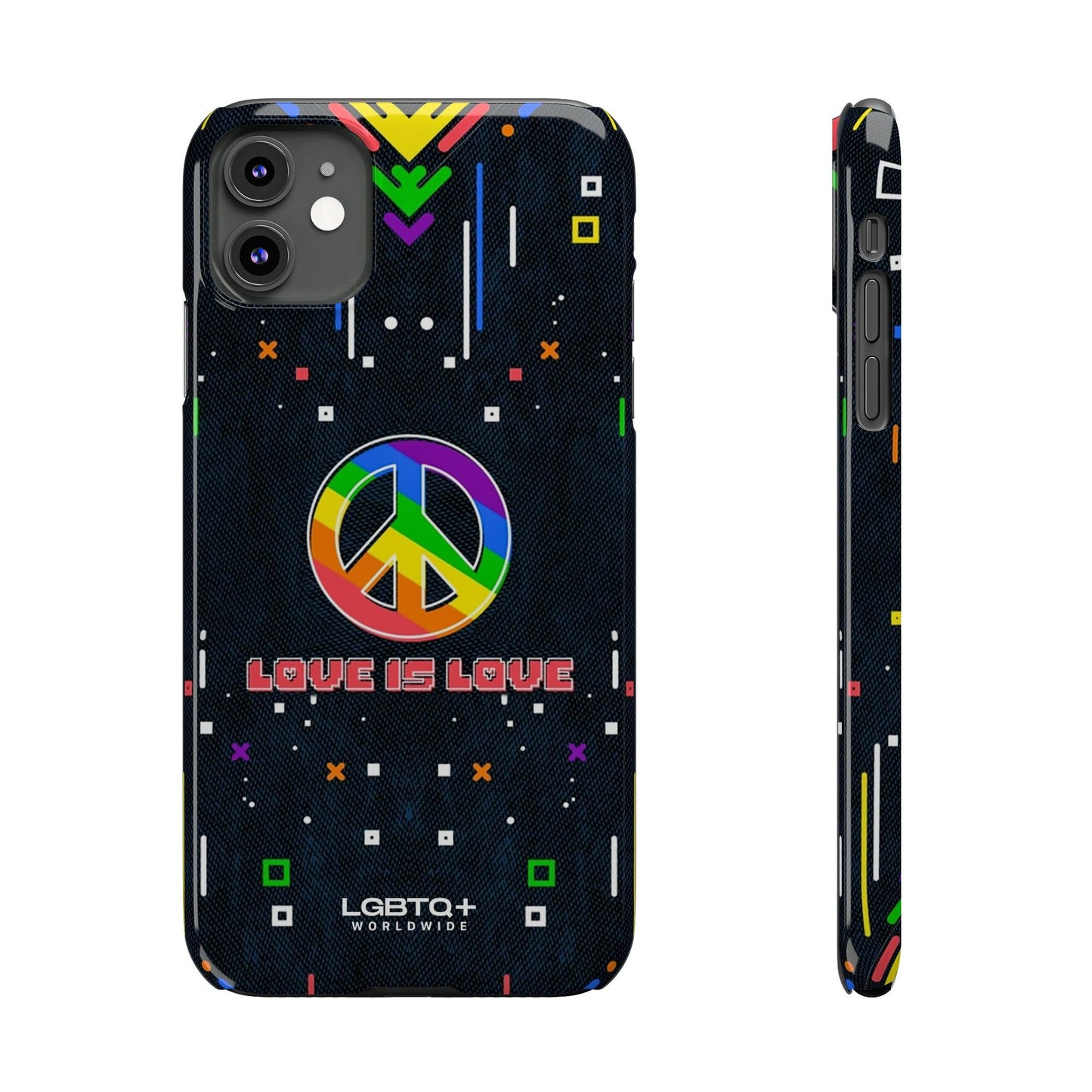 LGBTQWorldwide - ,,PEACE" Handyhülle Accessories, Back-to-School, card, Glossy, iPhone, iPhone Cases, Phone accessory, Phone Cases, Samsung Cases, Slim lgbtq Bekleidung Accessoires unisex Zubehör