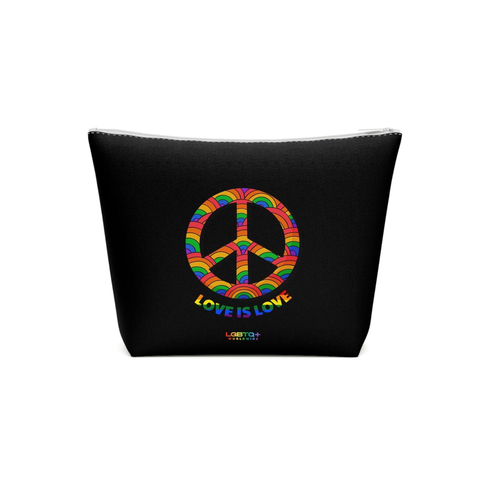 LGBTQWorldwide - ,,PEACE" Kosmetiktasche all, All Over Print, AOP, bag, Cosmetics, Home, Pouches, Sublimation, Travel Accessories, With zipper lgbtq Bekleidung Accessoires unisex Zubehör