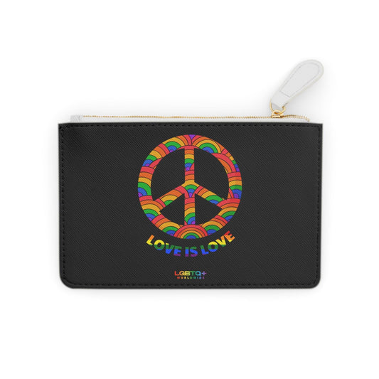 LGBTQWorldwide - ,,PEACE" Vegane Ledertasche Accessories, AOP, Assembled in the USA, Bags, Made in USA, mini bag, Vegan lgbtq Bekleidung Accessoires unisex Zubehör