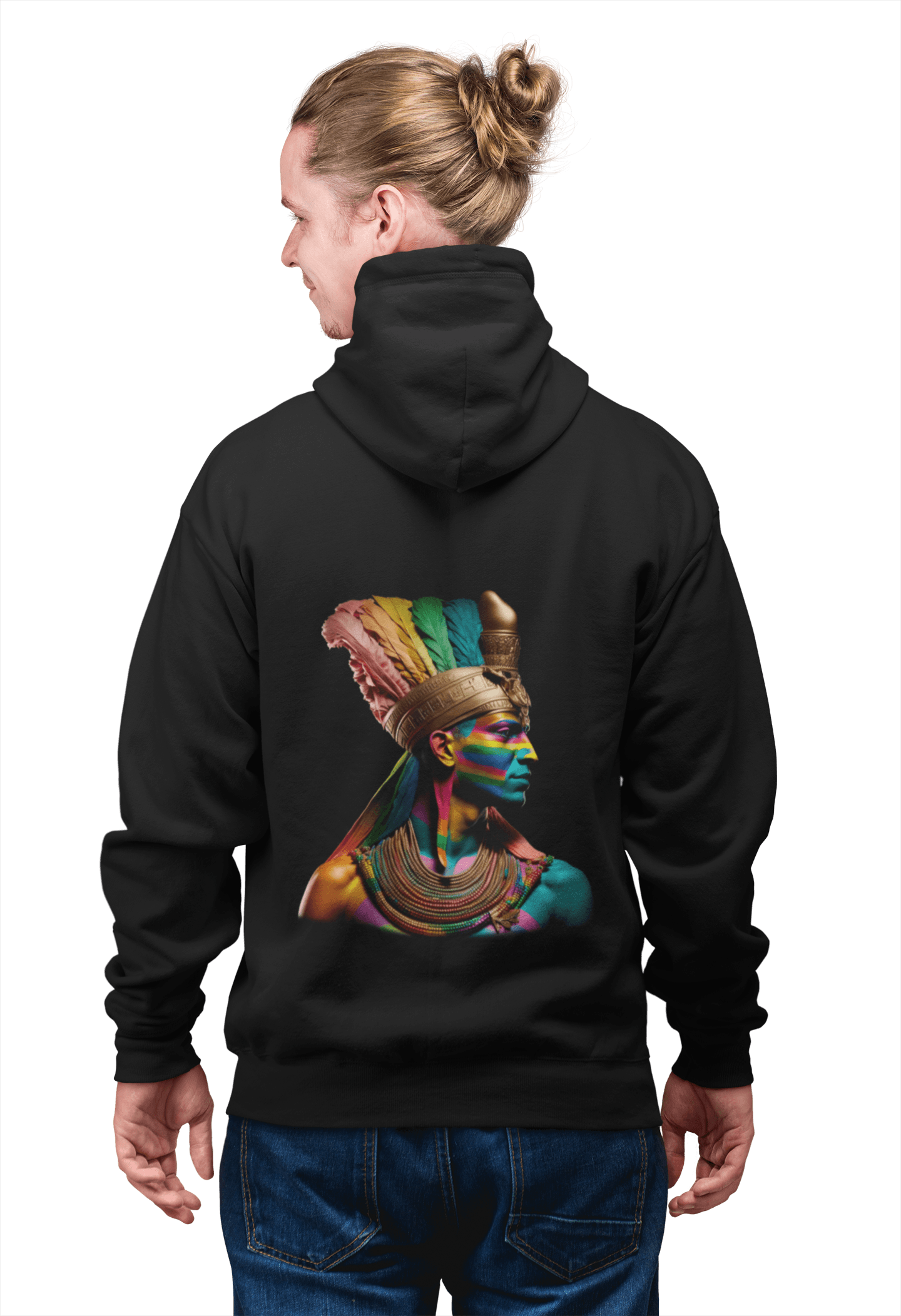 LGBTQWorldwide - ,,PHARAOH" ai, DTG, Eco-friendly, Hoodies, Men's Clothing, Recycled, Unisex, Vegan, Women's Clothing lgbtq Bekleidung Accessoires unisex Zubehör