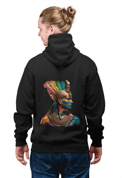 LGBTQWorldwide - ,,PHARAOH" ai, DTG, Eco-friendly, Hoodies, Men's Clothing, Recycled, Unisex, Vegan, Women's Clothing lgbtq Bekleidung Accessoires unisex Zubehör