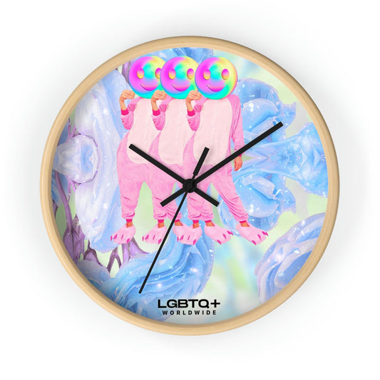 LGBTQWorldwide - ,,PINK PANTER" Accessories, All, Clocks, home, Home & Living, Home Decor, Indoor lgbtq Bekleidung Accessoires unisex Zubehör