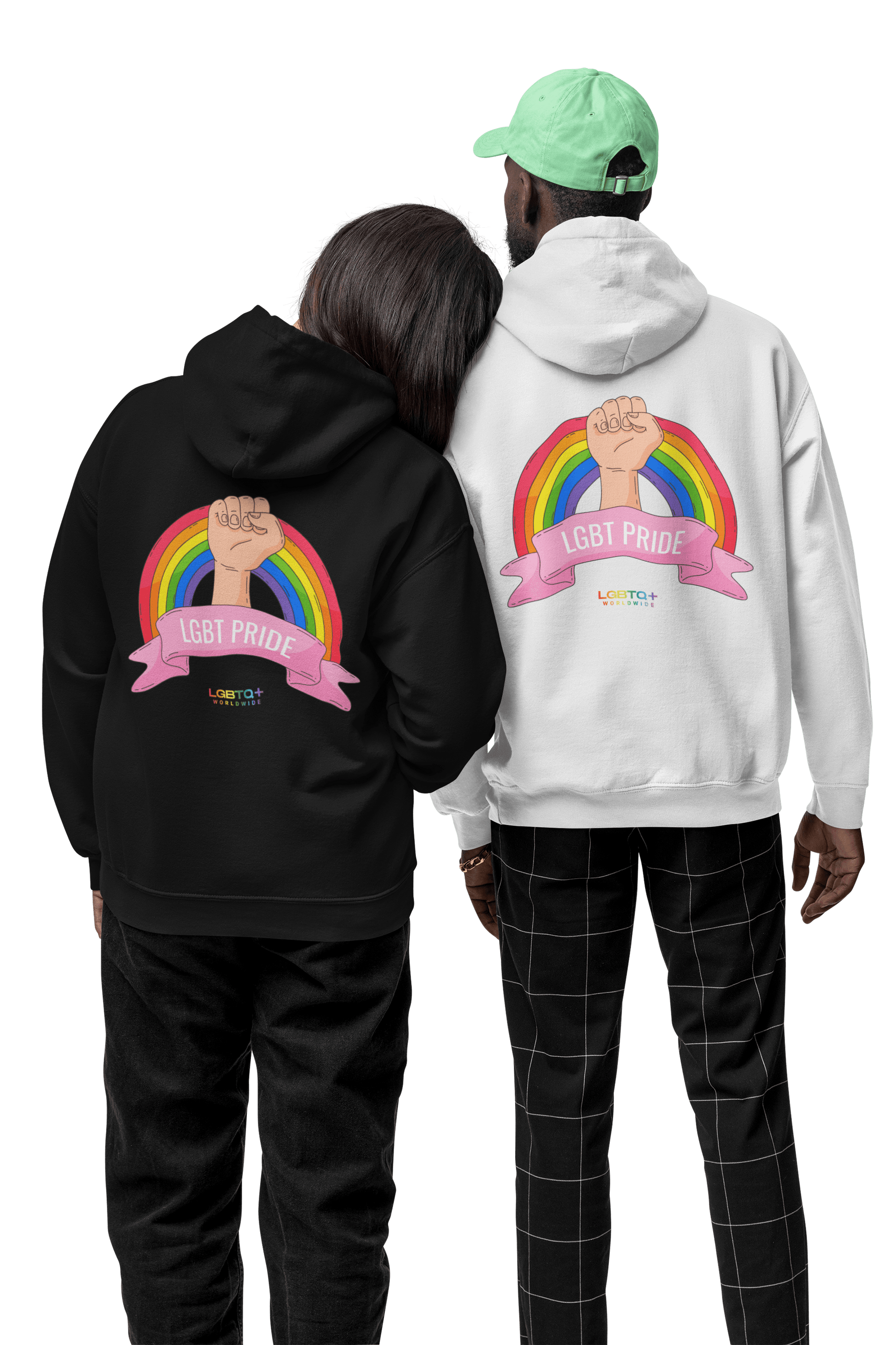 LGBTQWorldwide - ,,PRIDE" Clothing, DTG, Eco-friendly, Hoodies, Men's Clothing, Recycled, Unisex, Vegan, Women's Clothing lgbtq Bekleidung Accessoires unisex Zubehör