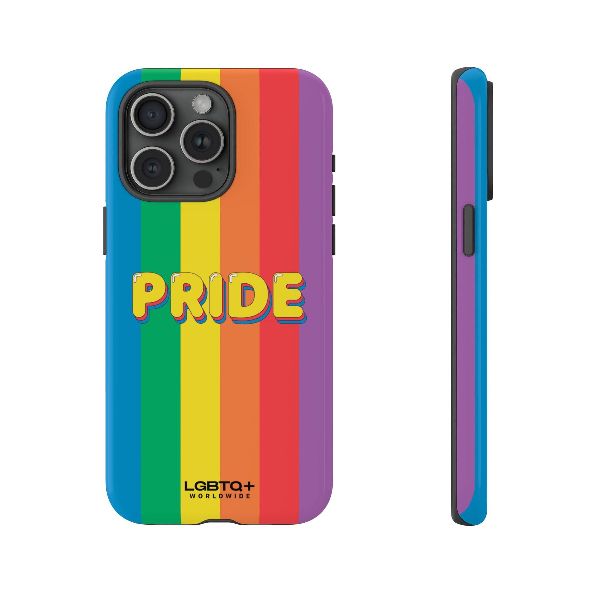 LGBTQWorldwide - ,,PRIDE" Doppelgehäuse Handyhülle Accessories, Glossy, iPhone Cases, Matte, Phone accessory, Phone Cases, Samsung Cases, Thermo, Valentine's Day Picks lgbtq Bekleidung Accessoires unisex Zubehör