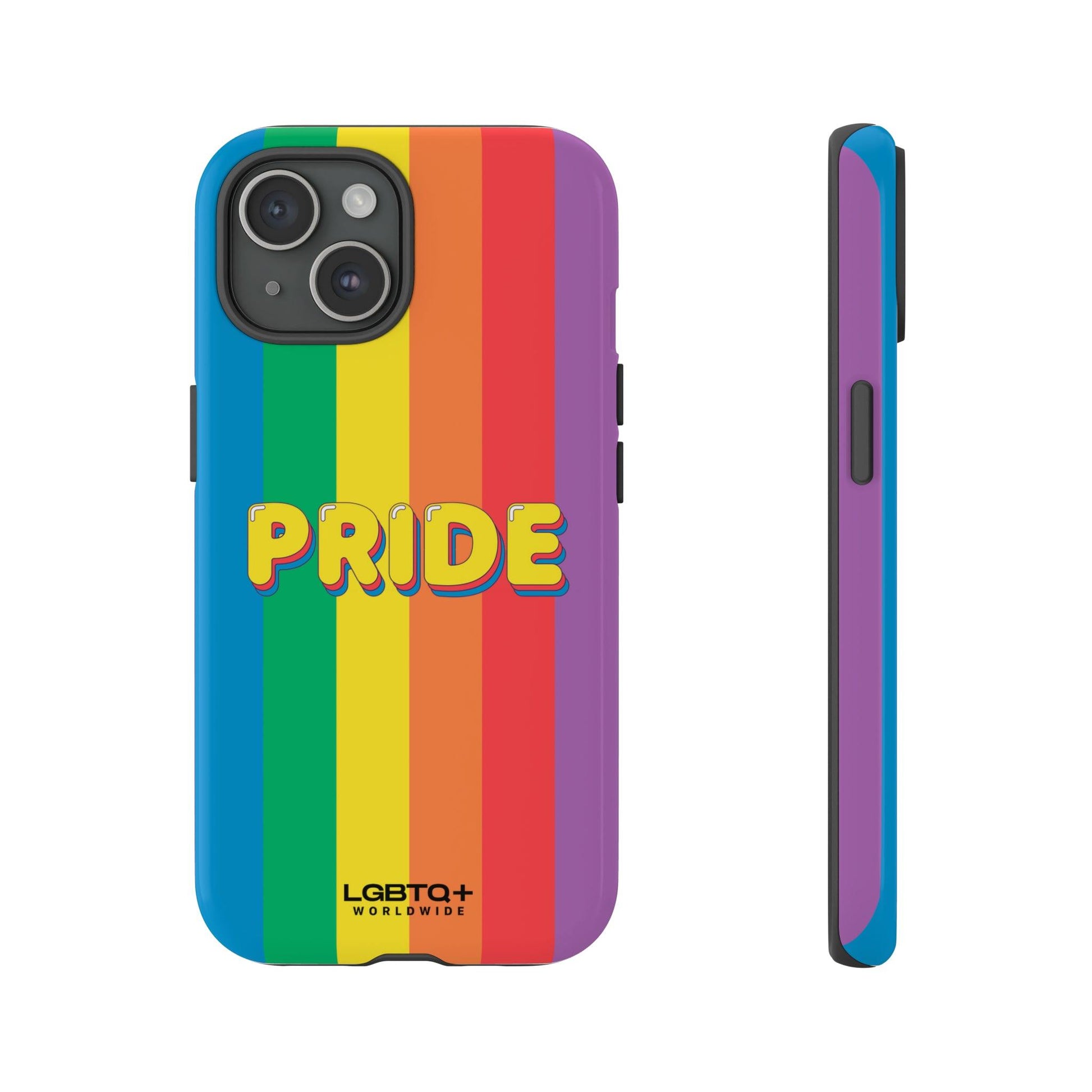 LGBTQWorldwide - ,,PRIDE" Doppelgehäuse Handyhülle Accessories, Glossy, iPhone Cases, Matte, Phone accessory, Phone Cases, Samsung Cases, Thermo, Valentine's Day Picks lgbtq Bekleidung Accessoires unisex Zubehör