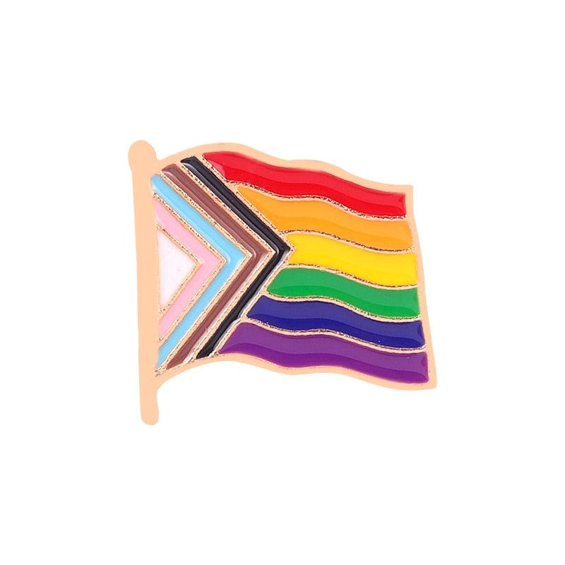 LGBTQWorldwide - Pride Flagge Pin acc, Accessoires, Accessories, all lgbtq Bekleidung Accessoires unisex Zubehör