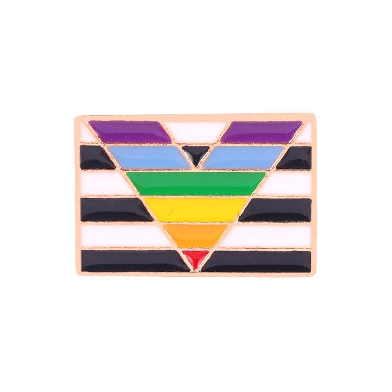 LGBTQWorldwide - Pride Flagge Pin acc, Accessoires, Accessories, all lgbtq Bekleidung Accessoires unisex Zubehör