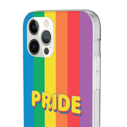 LGBTQWorldwide - ,,PRIDE" Flexible Handyhülle Accessories, Case, iPhone, iPhone Cases, Phone accessory, Phone Cases, Samsung Cases, silikon, Valentine's Day promotion lgbtq Bekleidung Accessoires unisex Zubehör