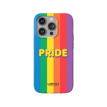 LGBTQWorldwide - ,,PRIDE" Flexible Handyhülle Accessories, Case, iPhone, iPhone Cases, Phone accessory, Phone Cases, Samsung Cases, silikon, Valentine's Day promotion lgbtq Bekleidung Accessoires unisex Zubehör