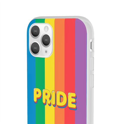 LGBTQWorldwide - ,,PRIDE" Flexible Handyhülle Accessories, Case, iPhone, iPhone Cases, Phone accessory, Phone Cases, Samsung Cases, silikon, Valentine's Day promotion lgbtq Bekleidung Accessoires unisex Zubehör