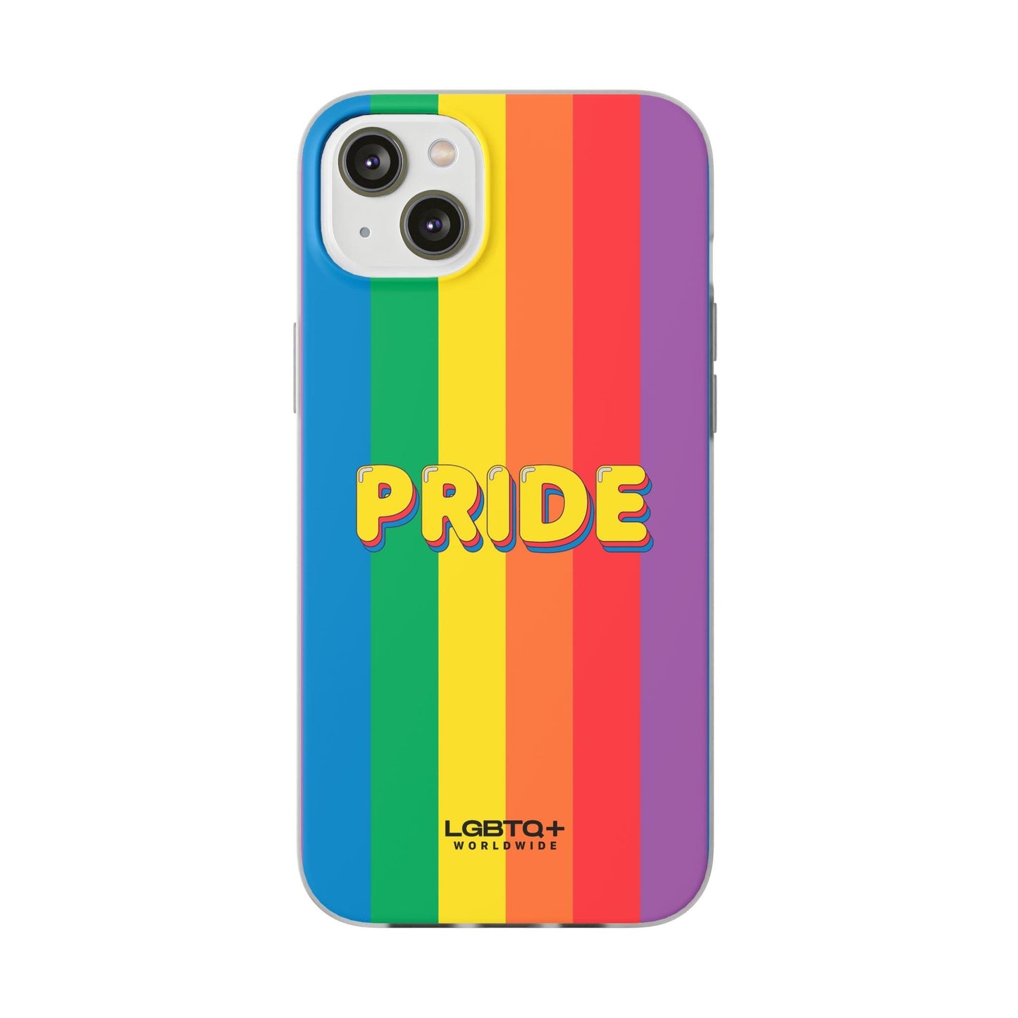 LGBTQWorldwide - ,,PRIDE" Flexible Handyhülle Accessories, Case, iPhone, iPhone Cases, Phone accessory, Phone Cases, Samsung Cases, silikon, Valentine's Day promotion lgbtq Bekleidung Accessoires unisex Zubehör