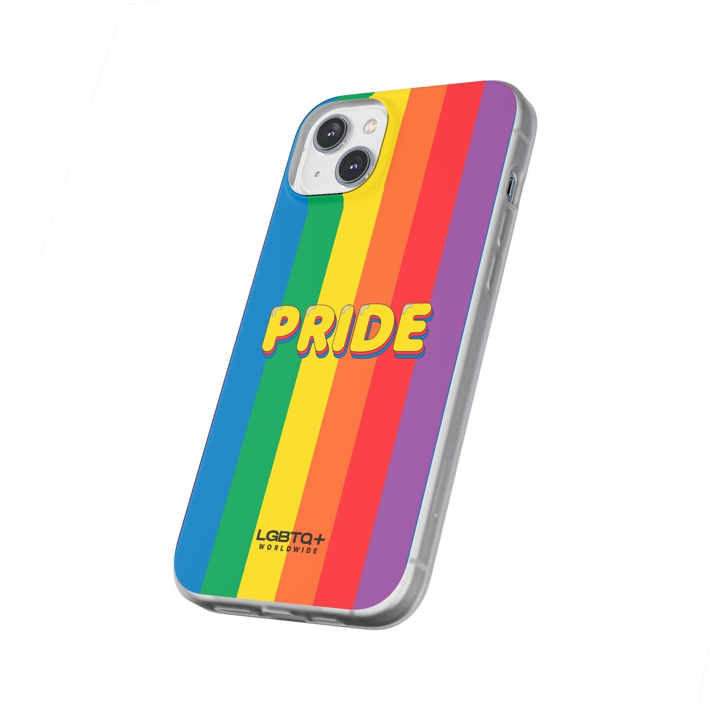 LGBTQWorldwide - ,,PRIDE" Flexible Handyhülle Accessories, Case, iPhone, iPhone Cases, Phone accessory, Phone Cases, Samsung Cases, silikon, Valentine's Day promotion lgbtq Bekleidung Accessoires unisex Zubehör