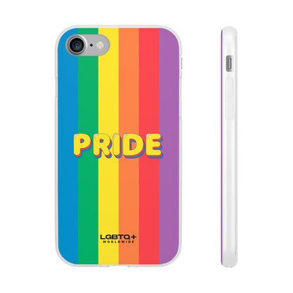 LGBTQWorldwide - ,,PRIDE" Flexible Handyhülle Accessories, Case, iPhone, iPhone Cases, Phone accessory, Phone Cases, Samsung Cases, silikon, Valentine's Day promotion lgbtq Bekleidung Accessoires unisex Zubehör