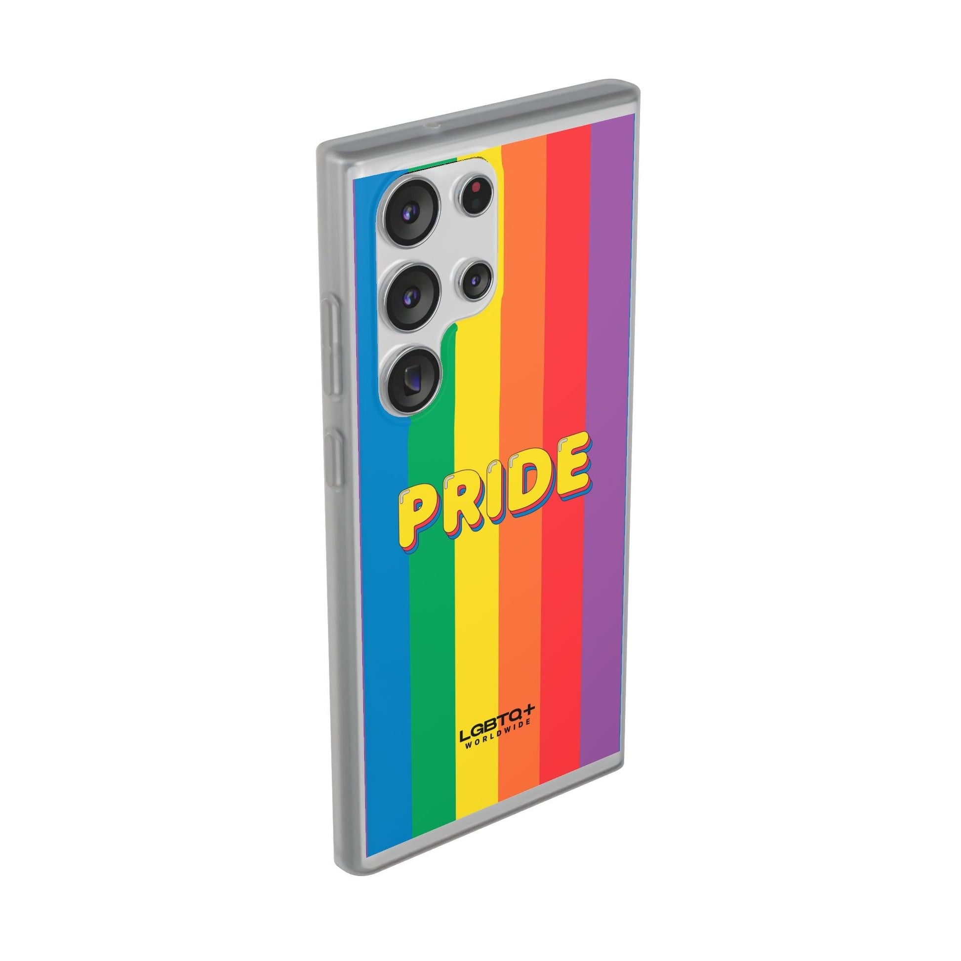 LGBTQWorldwide - ,,PRIDE" Flexible Handyhülle Accessories, Case, iPhone, iPhone Cases, Phone accessory, Phone Cases, Samsung Cases, silikon, Valentine's Day promotion lgbtq Bekleidung Accessoires unisex Zubehör