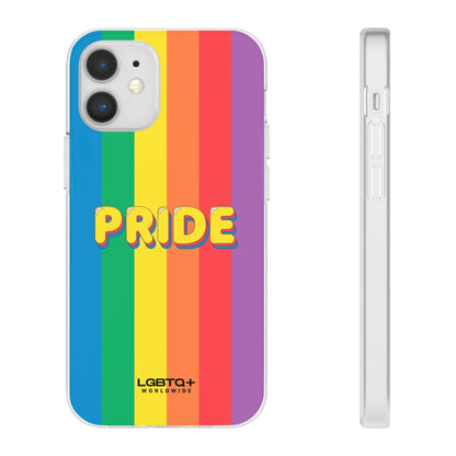 LGBTQWorldwide - ,,PRIDE" Flexible Handyhülle Accessories, Case, iPhone, iPhone Cases, Phone accessory, Phone Cases, Samsung Cases, silikon, Valentine's Day promotion lgbtq Bekleidung Accessoires unisex Zubehör