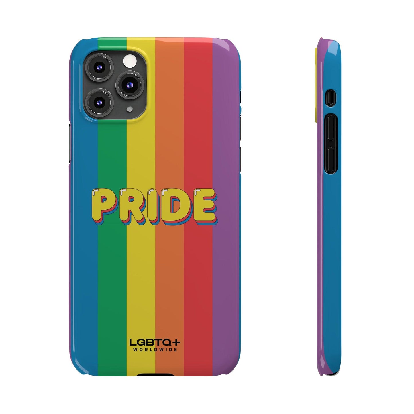 LGBTQWorldwide - ,,PRIDE" Handyhülle Accessories, Back-to-School, card, Glossy, iPhone, iPhone Cases, Phone accessory, Phone Cases, Samsung Cases, Slim lgbtq Bekleidung Accessoires unisex Zubehör