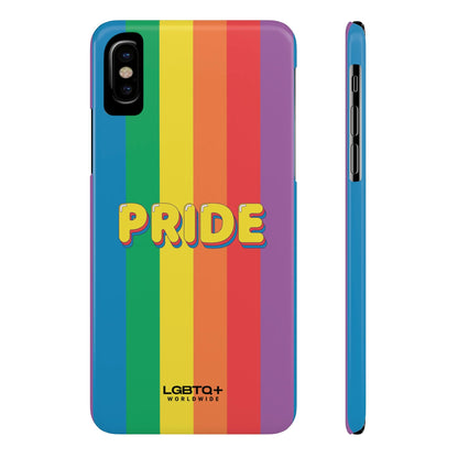 LGBTQWorldwide - ,,PRIDE" Handyhülle Accessories, Back-to-School, card, Glossy, iPhone, iPhone Cases, Phone accessory, Phone Cases, Samsung Cases, Slim lgbtq Bekleidung Accessoires unisex Zubehör