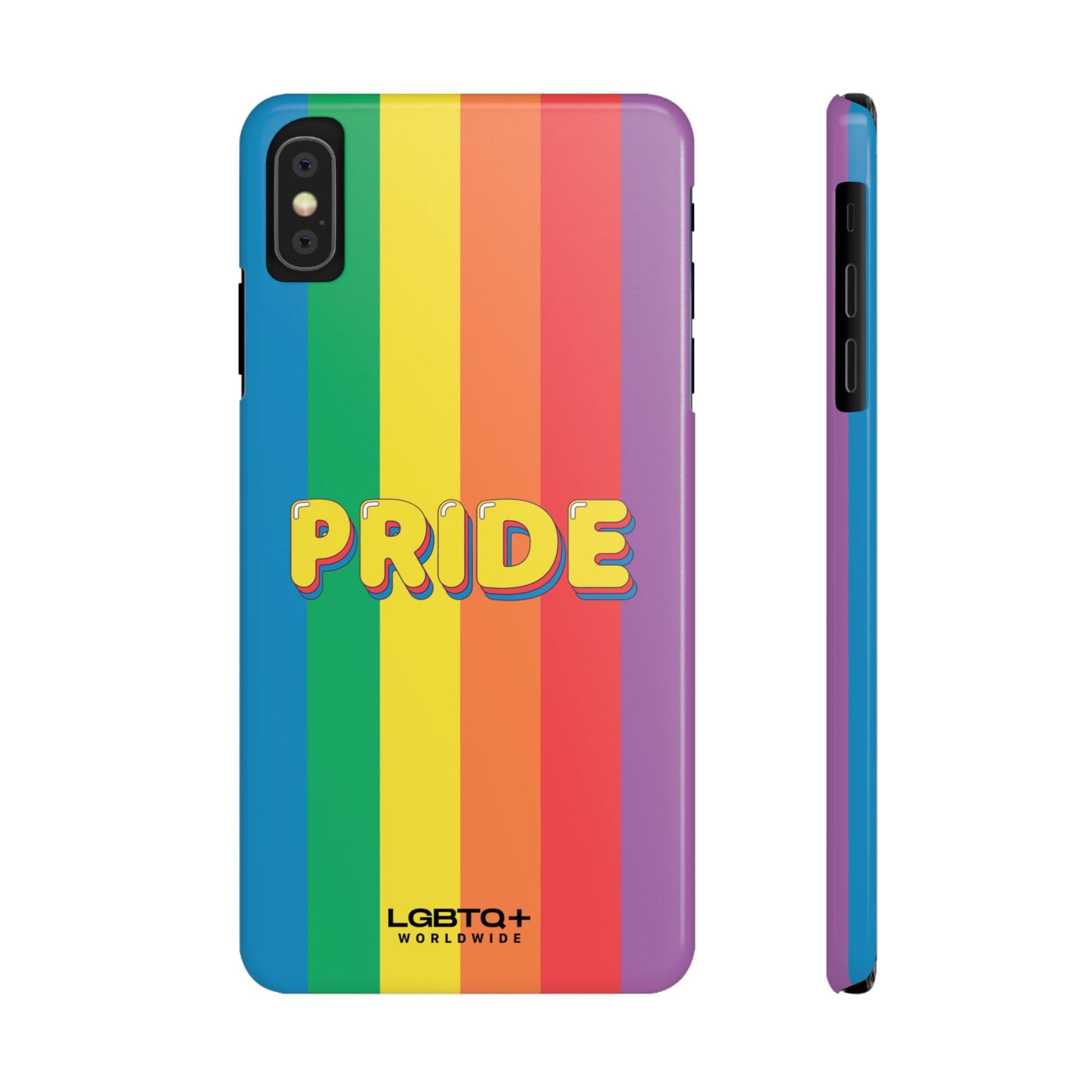 LGBTQWorldwide - ,,PRIDE" Handyhülle Accessories, Back-to-School, card, Glossy, iPhone, iPhone Cases, Phone accessory, Phone Cases, Samsung Cases, Slim lgbtq Bekleidung Accessoires unisex Zubehör