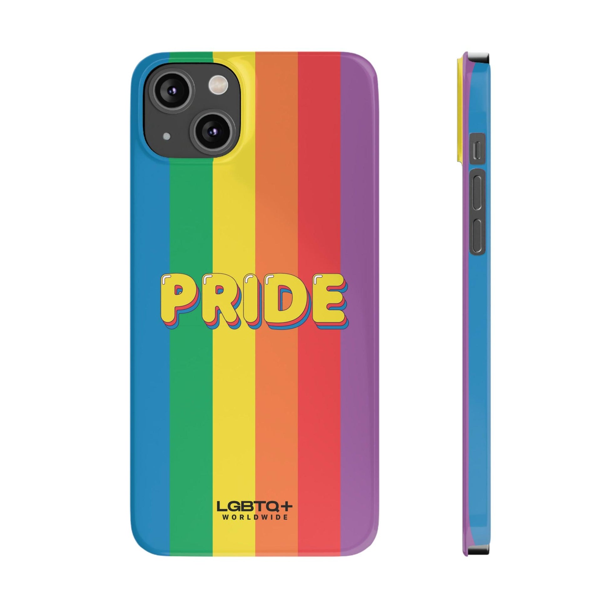 LGBTQWorldwide - ,,PRIDE" Handyhülle Accessories, Back-to-School, card, Glossy, iPhone, iPhone Cases, Phone accessory, Phone Cases, Samsung Cases, Slim lgbtq Bekleidung Accessoires unisex Zubehör