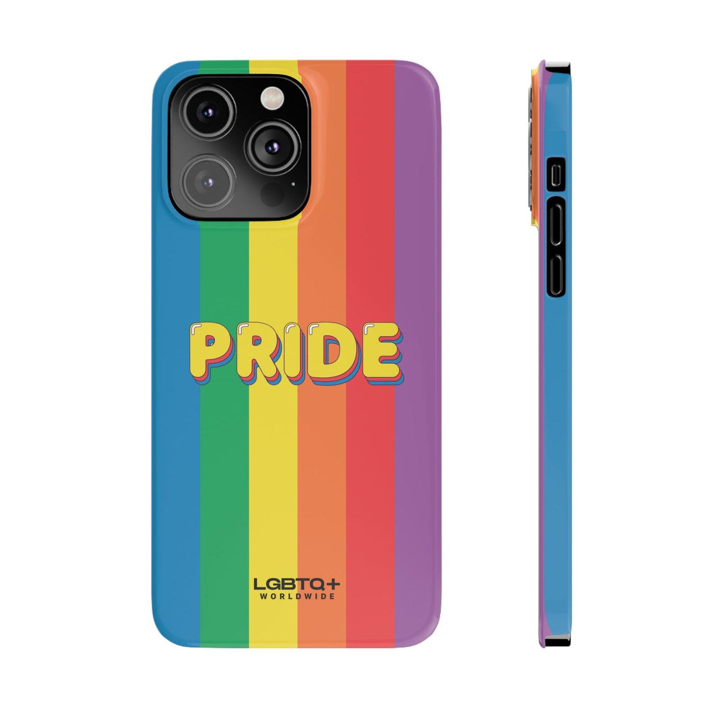 LGBTQWorldwide - ,,PRIDE" Handyhülle Accessories, Back-to-School, card, Glossy, iPhone, iPhone Cases, Phone accessory, Phone Cases, Samsung Cases, Slim lgbtq Bekleidung Accessoires unisex Zubehör