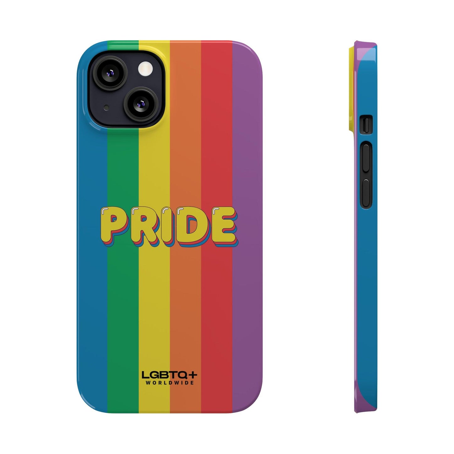 LGBTQWorldwide - ,,PRIDE" Handyhülle Accessories, Back-to-School, card, Glossy, iPhone, iPhone Cases, Phone accessory, Phone Cases, Samsung Cases, Slim lgbtq Bekleidung Accessoires unisex Zubehör