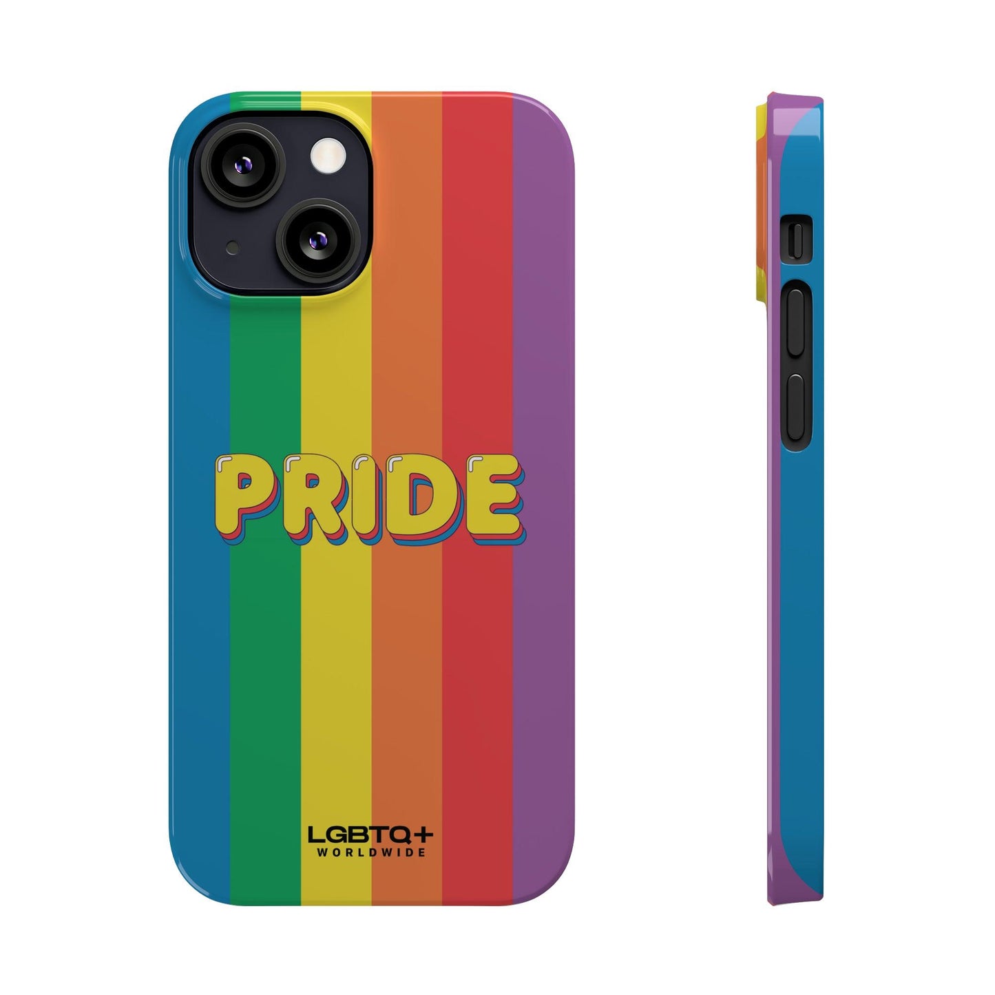 LGBTQWorldwide - ,,PRIDE" Handyhülle Accessories, Back-to-School, card, Glossy, iPhone, iPhone Cases, Phone accessory, Phone Cases, Samsung Cases, Slim lgbtq Bekleidung Accessoires unisex Zubehör