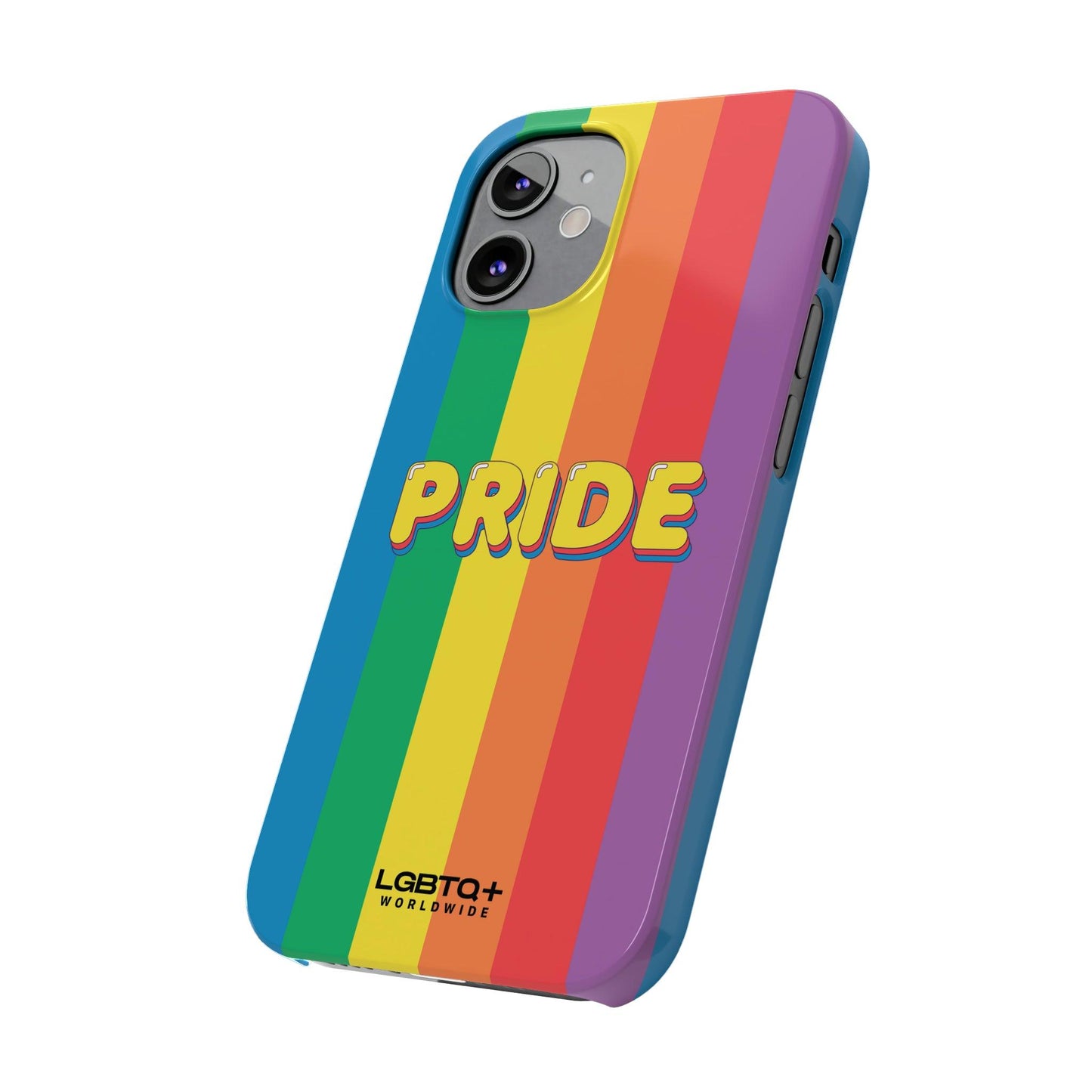 LGBTQWorldwide - ,,PRIDE" Handyhülle Accessories, Back-to-School, card, Glossy, iPhone, iPhone Cases, Phone accessory, Phone Cases, Samsung Cases, Slim lgbtq Bekleidung Accessoires unisex Zubehör