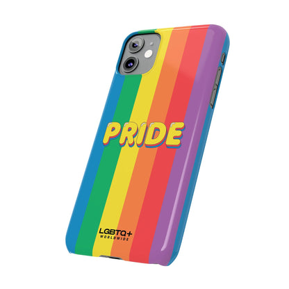 LGBTQWorldwide - ,,PRIDE" Handyhülle Accessories, Back-to-School, card, Glossy, iPhone, iPhone Cases, Phone accessory, Phone Cases, Samsung Cases, Slim lgbtq Bekleidung Accessoires unisex Zubehör