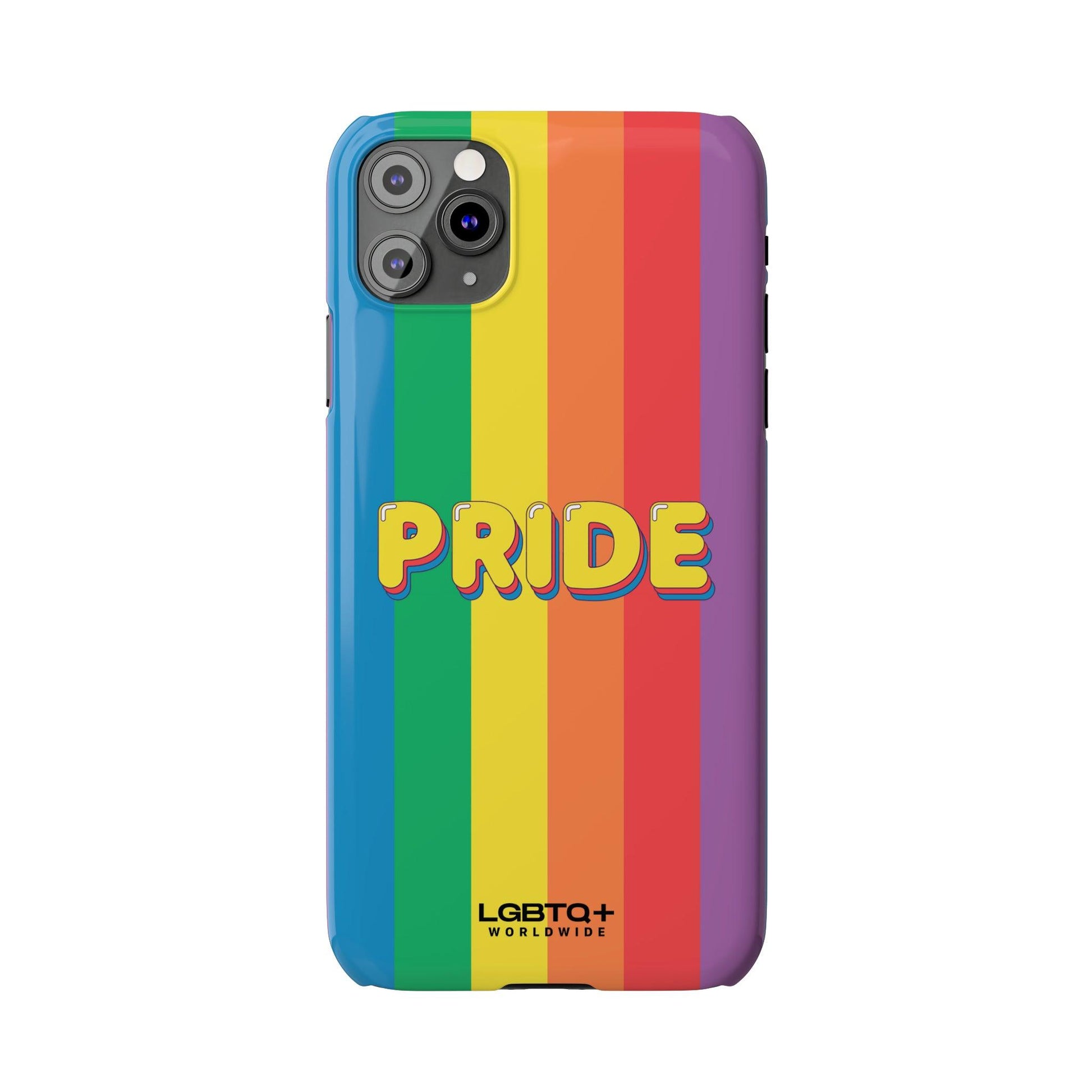 LGBTQWorldwide - ,,PRIDE" Handyhülle Accessories, Back-to-School, card, Glossy, iPhone, iPhone Cases, Phone accessory, Phone Cases, Samsung Cases, Slim lgbtq Bekleidung Accessoires unisex Zubehör