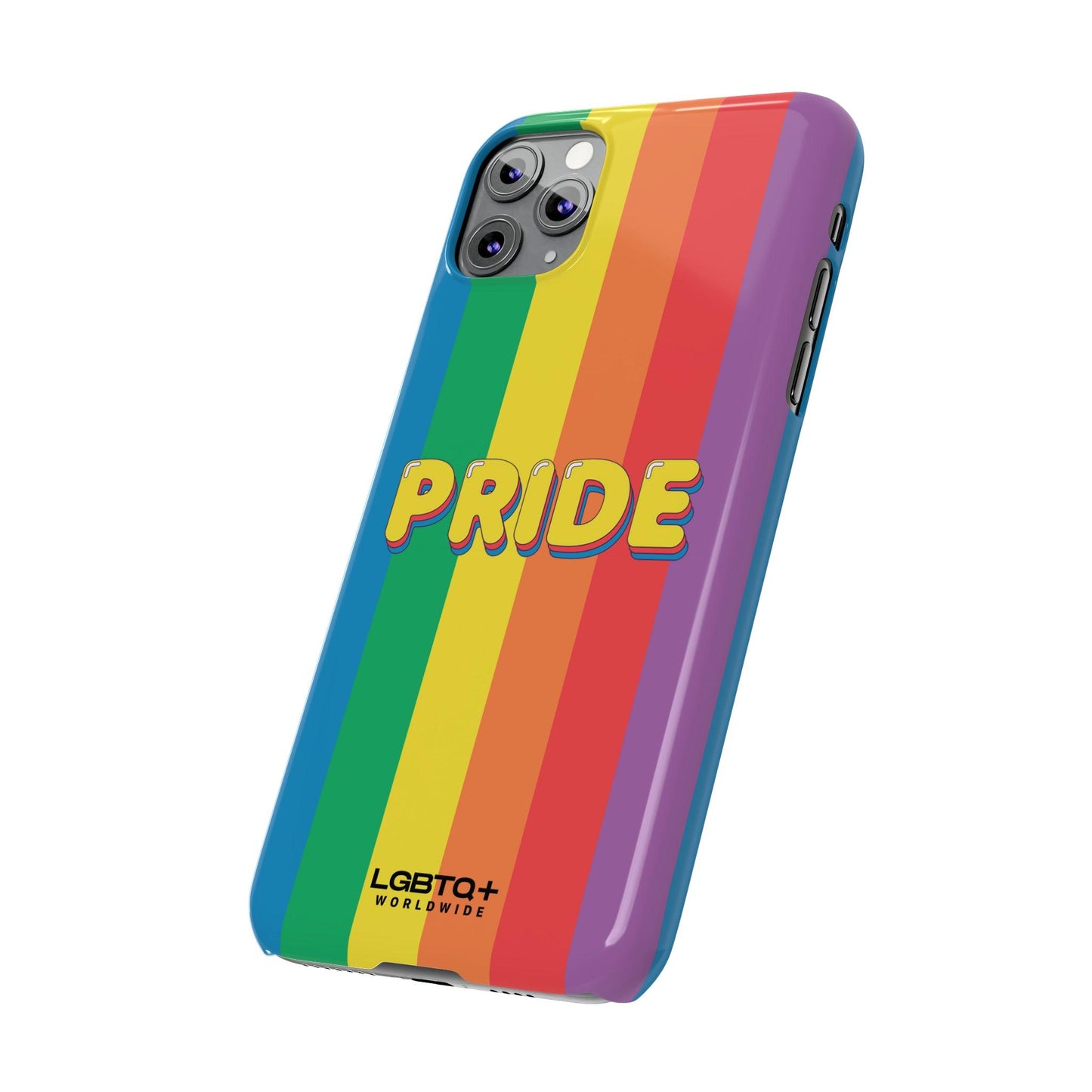 LGBTQWorldwide - ,,PRIDE" Handyhülle Accessories, Back-to-School, card, Glossy, iPhone, iPhone Cases, Phone accessory, Phone Cases, Samsung Cases, Slim lgbtq Bekleidung Accessoires unisex Zubehör