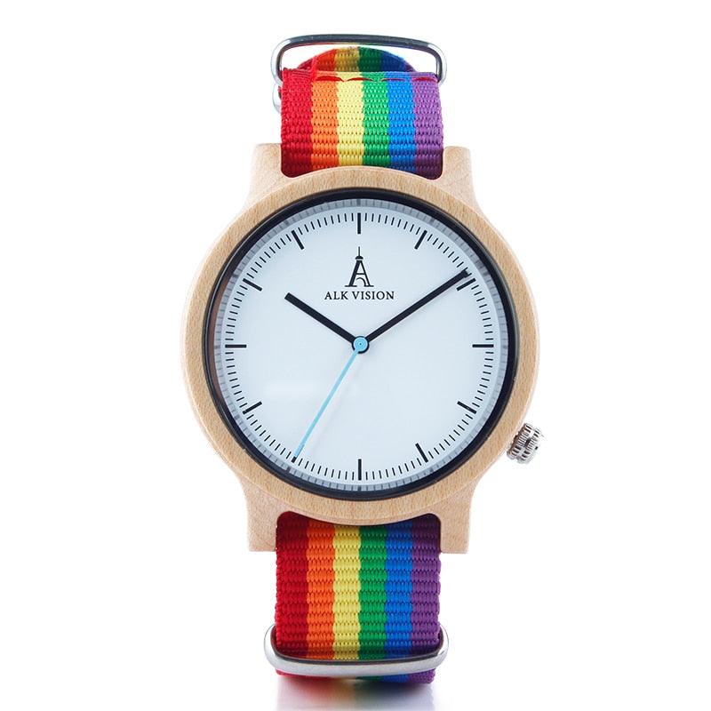 LGBTQWorldwide - Pride Holz Uhr Accessoires, Accessories, All lgbtq Bekleidung Accessoires unisex Zubehör