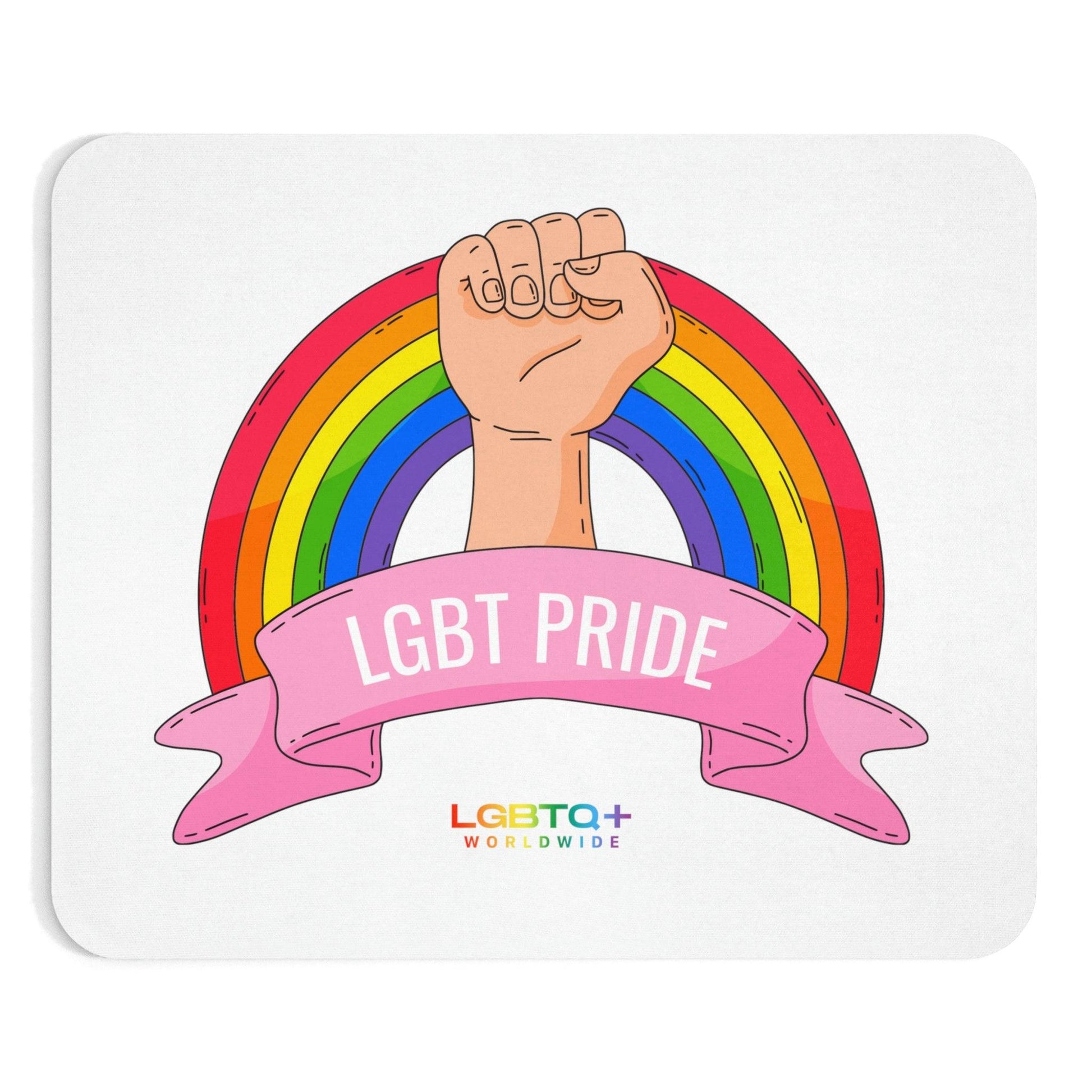 LGBTQWorldwide - ,,PRIDE" Mauspad All, Desk, Home & Living, Mouse pad, Mouse Pads, Mousepad, tech lgbtq Bekleidung Accessoires unisex Zubehör