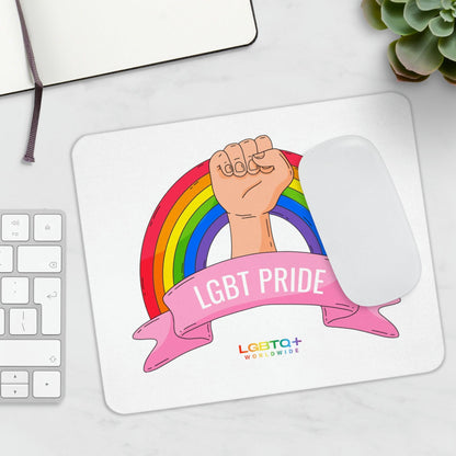 LGBTQWorldwide - ,,PRIDE" Mauspad All, Desk, Home & Living, Mouse pad, Mouse Pads, Mousepad, tech lgbtq Bekleidung Accessoires unisex Zubehör