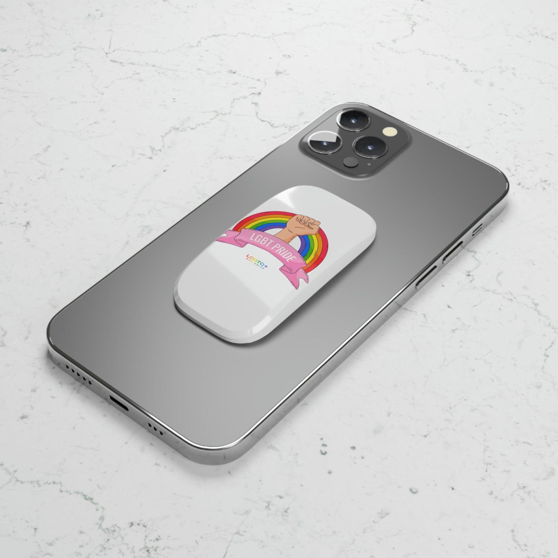 LGBTQWorldwide - ,,PRIDE" Premium Smartphone Halterung Accessories, All, Phone Cases, tech, Tech Accessories lgbtq Bekleidung Accessoires unisex Zubehör