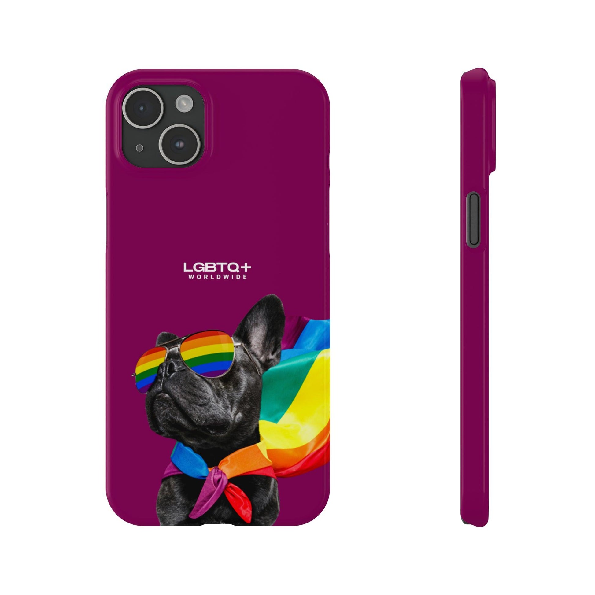 LGBTQWorldwide - ,,PROUD DOG" Handyhülle Accessories, Back-to-School, card, Glossy, iPhone, iPhone Cases, Phone accessory, Phone Cases, Samsung Cases, Slim lgbtq Bekleidung Accessoires unisex Zubehör