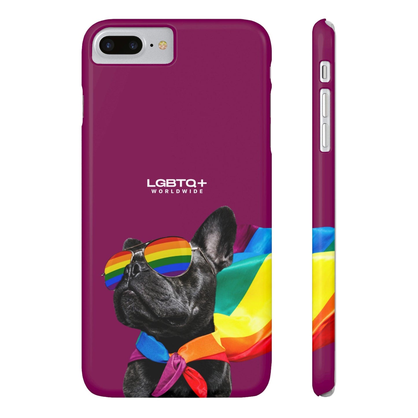 LGBTQWorldwide - ,,PROUD DOG" Handyhülle Accessories, Back-to-School, card, Glossy, iPhone, iPhone Cases, Phone accessory, Phone Cases, Samsung Cases, Slim lgbtq Bekleidung Accessoires unisex Zubehör