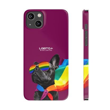 LGBTQWorldwide - ,,PROUD DOG" Handyhülle Accessories, Back-to-School, card, Glossy, iPhone, iPhone Cases, Phone accessory, Phone Cases, Samsung Cases, Slim lgbtq Bekleidung Accessoires unisex Zubehör