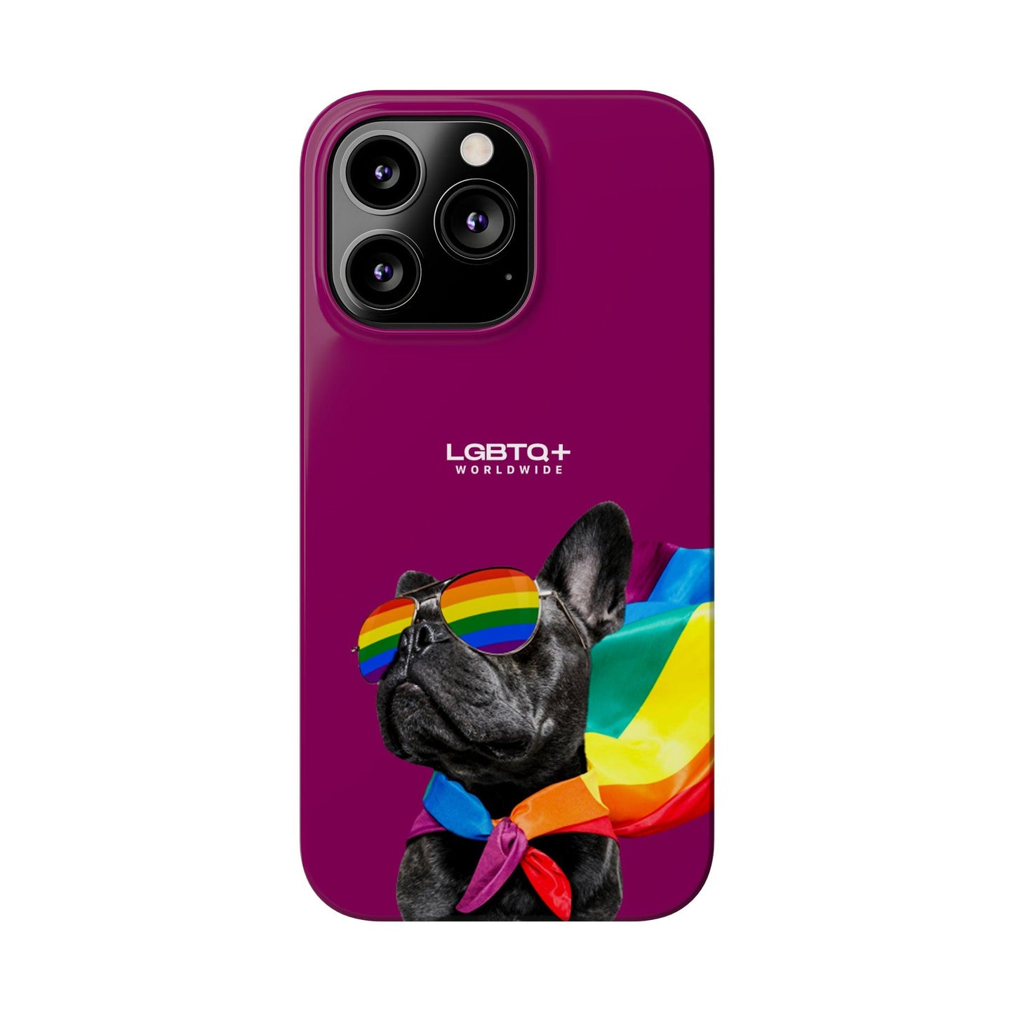 LGBTQWorldwide - ,,PROUD DOG" Handyhülle Accessories, Back-to-School, card, Glossy, iPhone, iPhone Cases, Phone accessory, Phone Cases, Samsung Cases, Slim lgbtq Bekleidung Accessoires unisex Zubehör