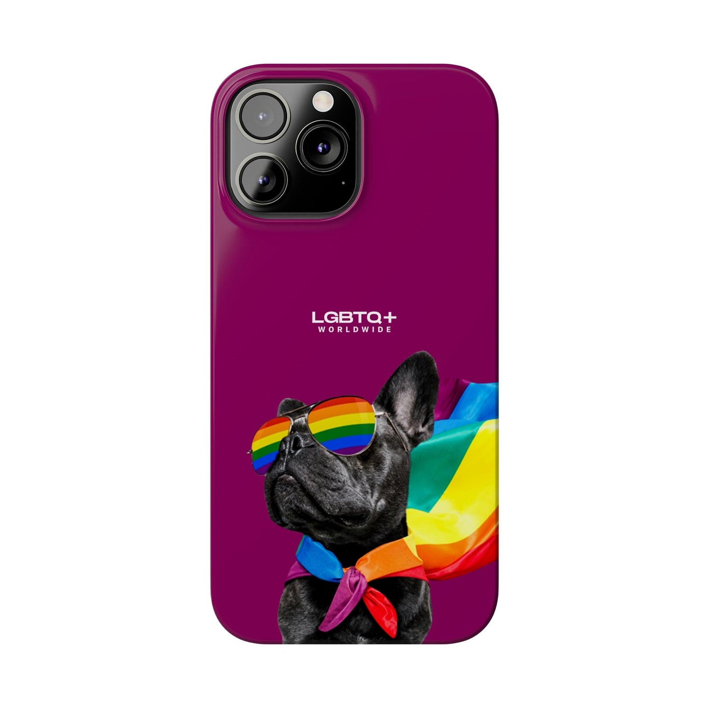 LGBTQWorldwide - ,,PROUD DOG" Handyhülle Accessories, Back-to-School, card, Glossy, iPhone, iPhone Cases, Phone accessory, Phone Cases, Samsung Cases, Slim lgbtq Bekleidung Accessoires unisex Zubehör