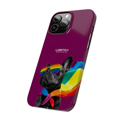 LGBTQWorldwide - ,,PROUD DOG" Handyhülle Accessories, Back-to-School, card, Glossy, iPhone, iPhone Cases, Phone accessory, Phone Cases, Samsung Cases, Slim lgbtq Bekleidung Accessoires unisex Zubehör