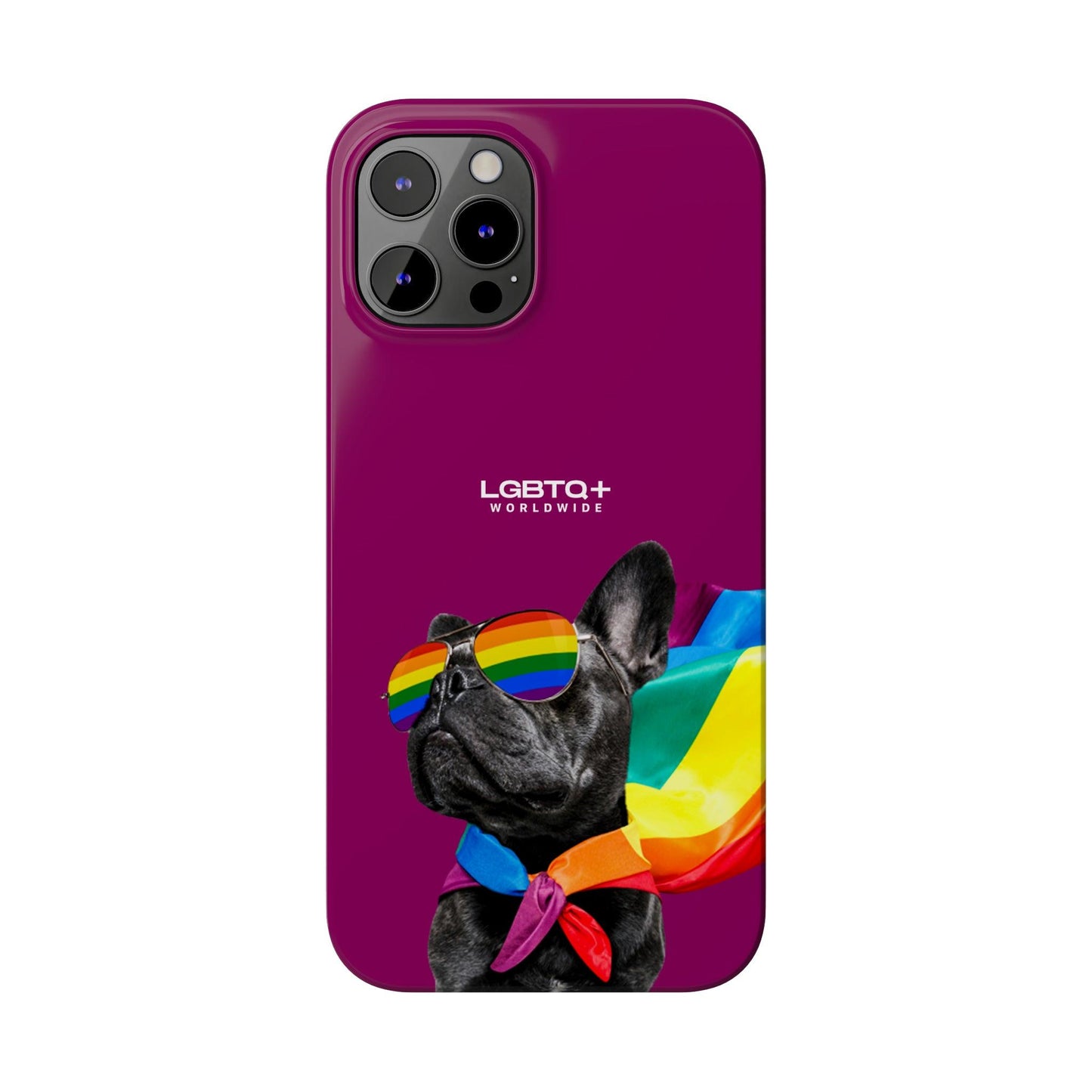 LGBTQWorldwide - ,,PROUD DOG" Handyhülle Accessories, Back-to-School, card, Glossy, iPhone, iPhone Cases, Phone accessory, Phone Cases, Samsung Cases, Slim lgbtq Bekleidung Accessoires unisex Zubehör