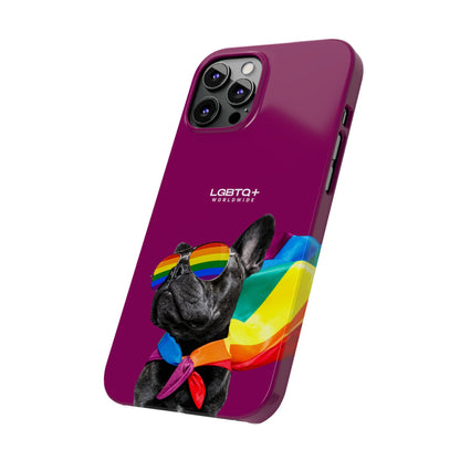 LGBTQWorldwide - ,,PROUD DOG" Handyhülle Accessories, Back-to-School, card, Glossy, iPhone, iPhone Cases, Phone accessory, Phone Cases, Samsung Cases, Slim lgbtq Bekleidung Accessoires unisex Zubehör