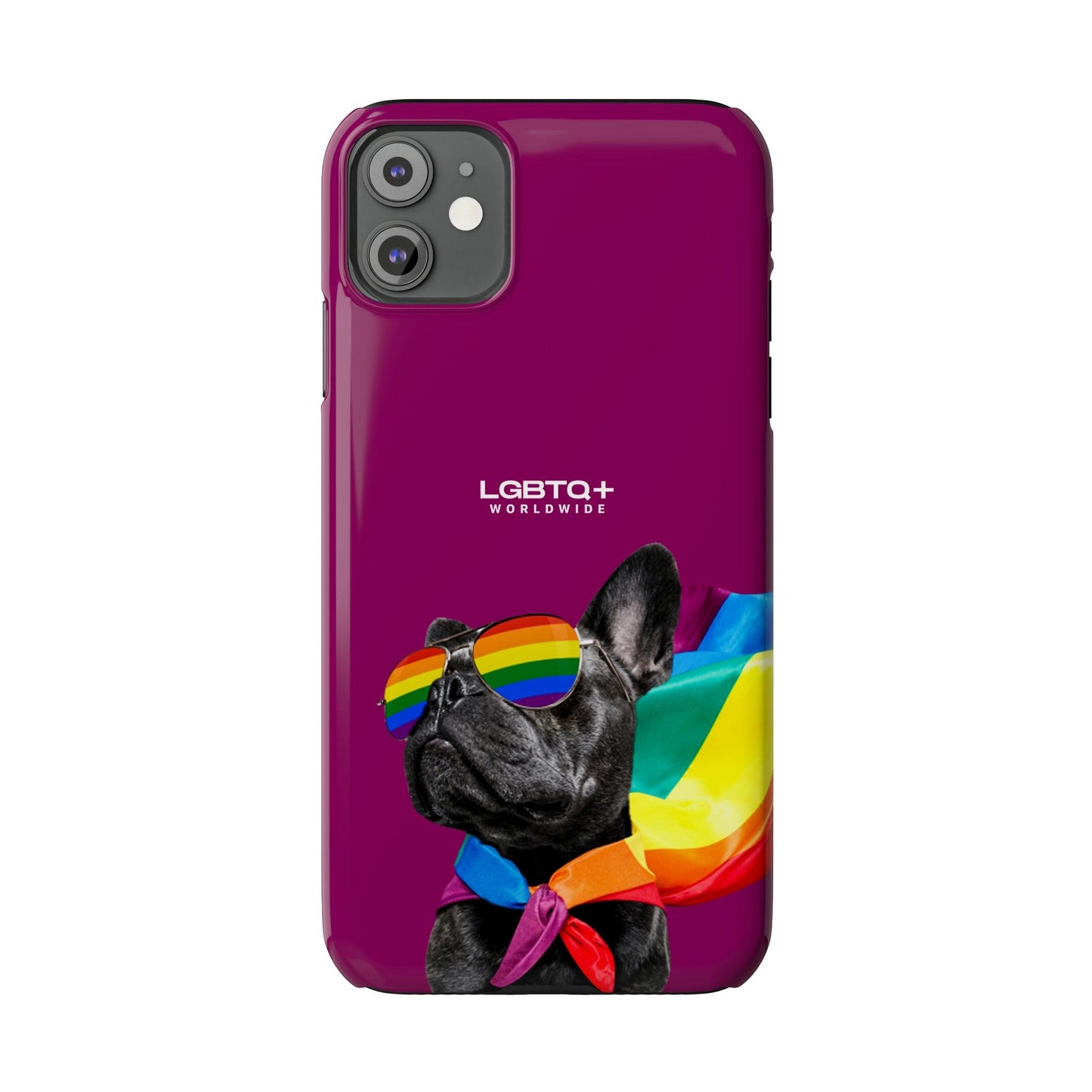 LGBTQWorldwide - ,,PROUD DOG" Handyhülle Accessories, Back-to-School, card, Glossy, iPhone, iPhone Cases, Phone accessory, Phone Cases, Samsung Cases, Slim lgbtq Bekleidung Accessoires unisex Zubehör