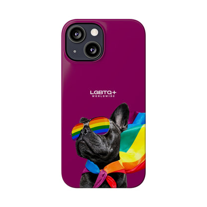 LGBTQWorldwide - ,,PROUD DOG" Handyhülle Accessories, Back-to-School, card, Glossy, iPhone, iPhone Cases, Phone accessory, Phone Cases, Samsung Cases, Slim lgbtq Bekleidung Accessoires unisex Zubehör