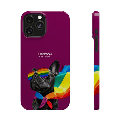 LGBTQWorldwide - ,,PROUD DOG" Handyhülle Accessories, Back-to-School, card, Glossy, iPhone, iPhone Cases, Phone accessory, Phone Cases, Samsung Cases, Slim lgbtq Bekleidung Accessoires unisex Zubehör