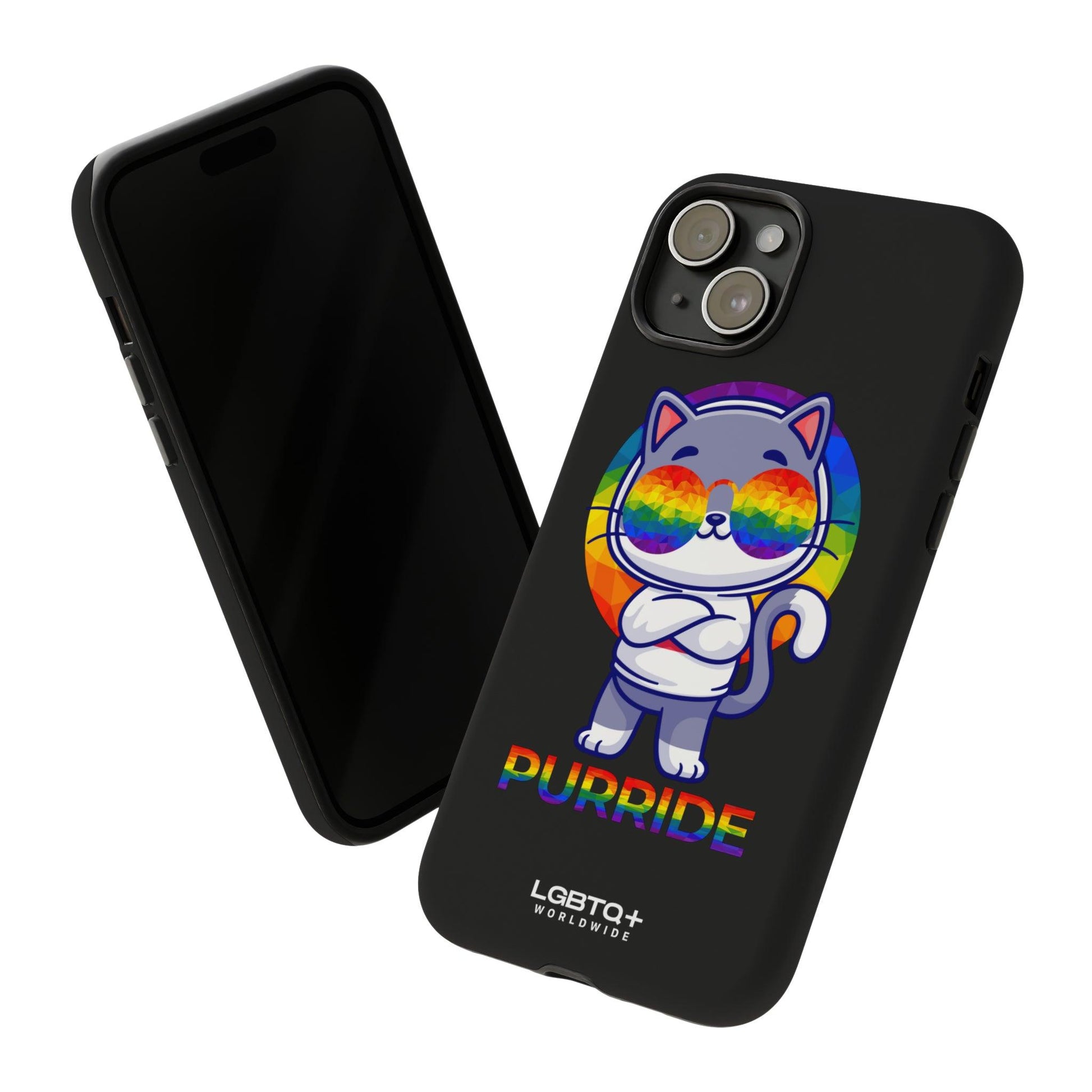 LGBTQWorldwide - ,,PURRIDE" Tough Cases Accessories, Glossy, iPhone Cases, Matte, Phone accessory, Phone Cases, Samsung Cases, Thermo, Valentine's Day Picks lgbtq Bekleidung Accessoires unisex Zubehör