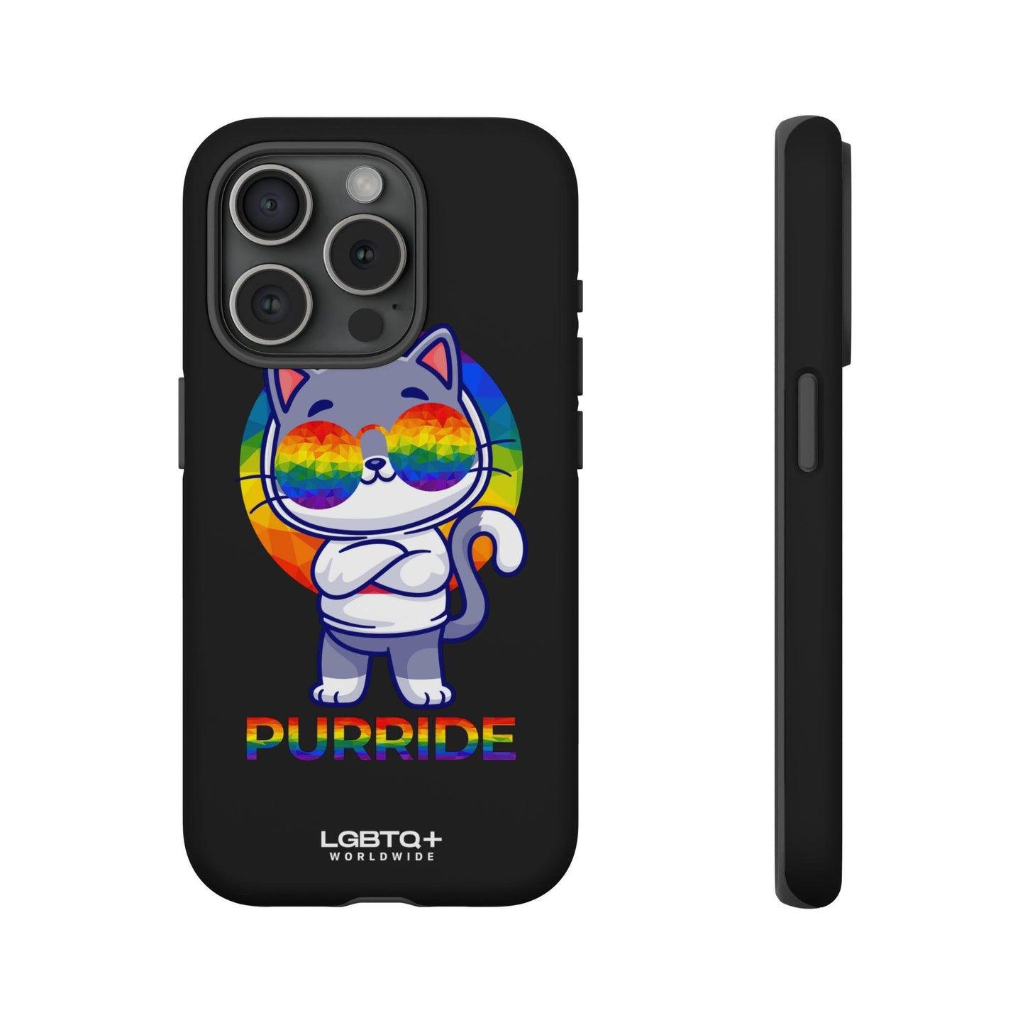 LGBTQWorldwide - ,,PURRIDE" Tough Cases Accessories, Glossy, iPhone Cases, Matte, Phone accessory, Phone Cases, Samsung Cases, Thermo, Valentine's Day Picks lgbtq Bekleidung Accessoires unisex Zubehör