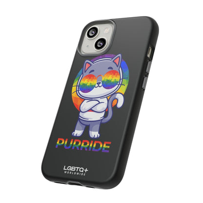 LGBTQWorldwide - ,,PURRIDE" Tough Cases Accessories, Glossy, iPhone Cases, Matte, Phone accessory, Phone Cases, Samsung Cases, Thermo, Valentine's Day Picks lgbtq Bekleidung Accessoires unisex Zubehör