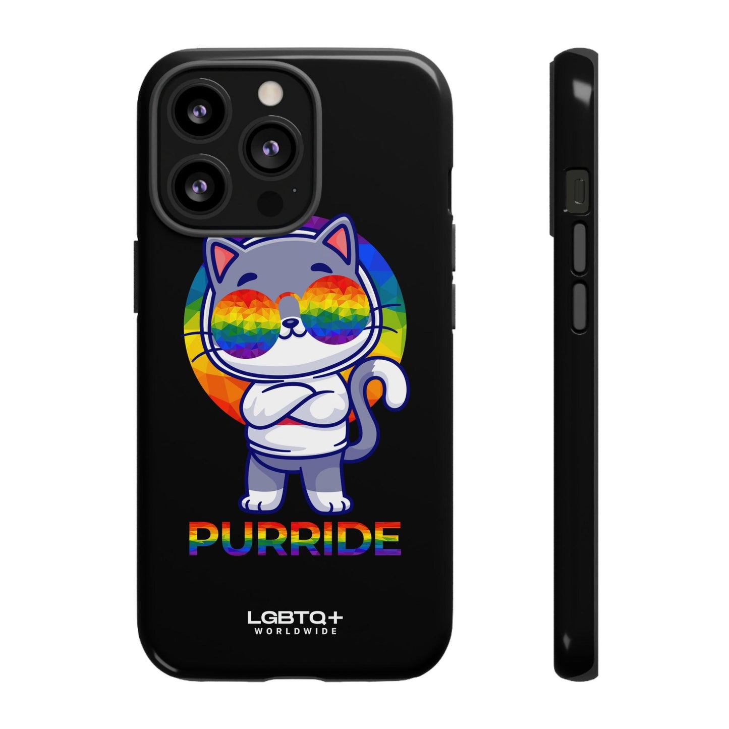 LGBTQWorldwide - ,,PURRIDE" Tough Cases Accessories, Glossy, iPhone Cases, Matte, Phone accessory, Phone Cases, Samsung Cases, Thermo, Valentine's Day Picks lgbtq Bekleidung Accessoires unisex Zubehör